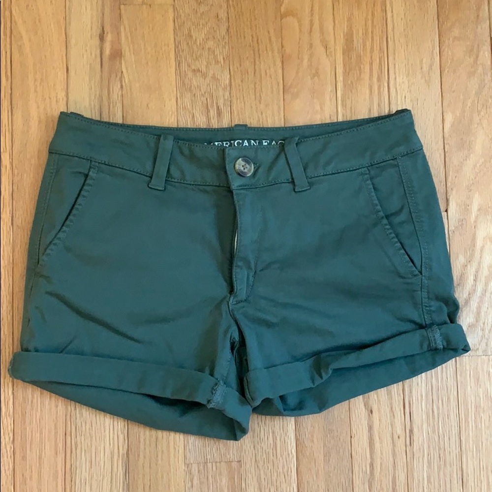 AE Green shorts